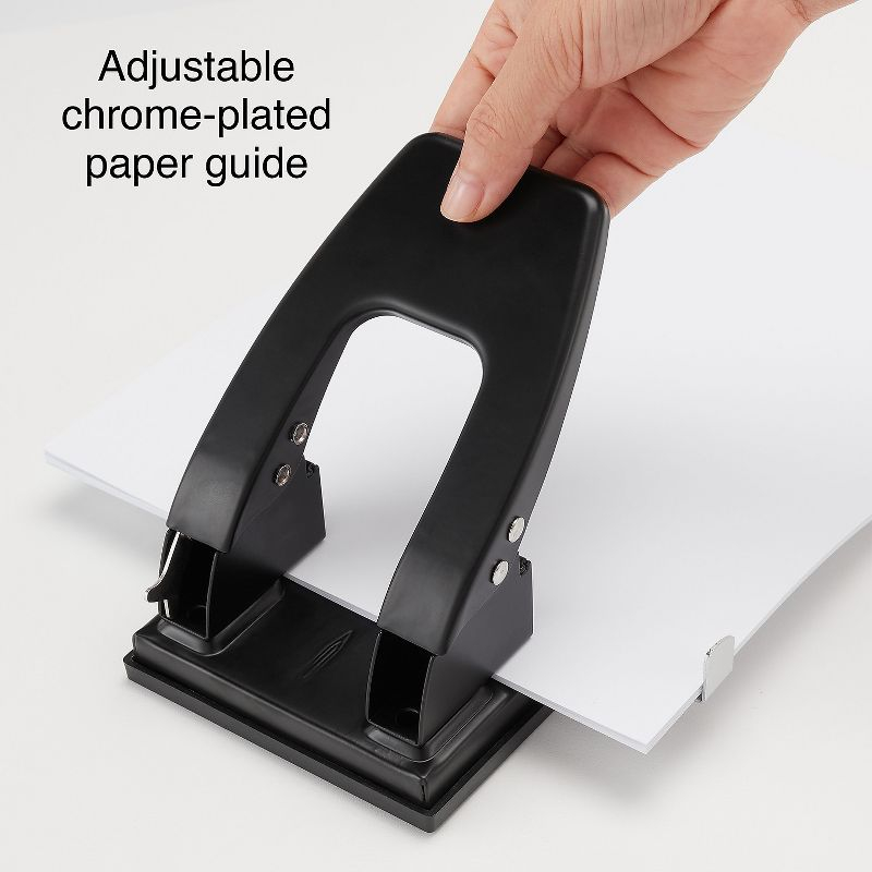 MyOfficeInnovations 2-Hole Punch 28 Sheet Capacity Black (26637-CC) 799825
