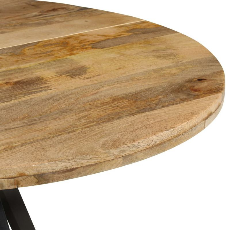 vidaXL Dining Table 43.3 in.x29.5 in. Solid Wood Mango