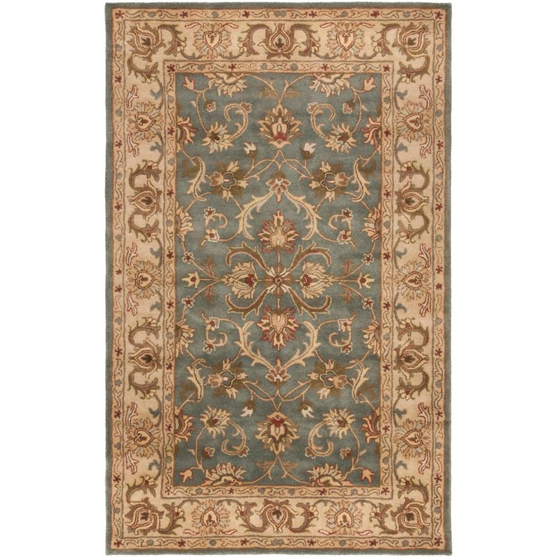 Heritage HG811 Hand Tufted Area Rug - Blue/Beige - 5'x8' - Safavieh.