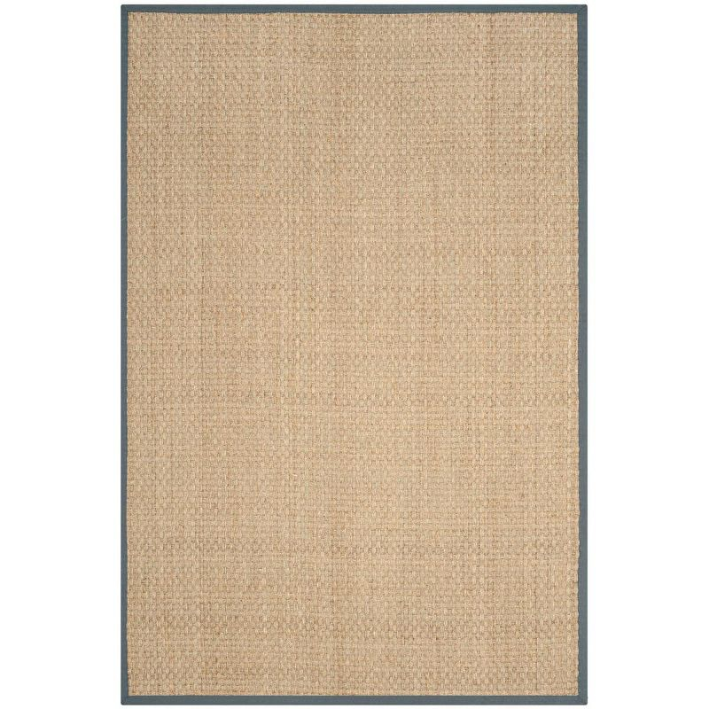 Natural Fiber NF114 Power Loomed Indoor Area Rug - Natural/Dark Grey - 6'x9' - Safavieh.