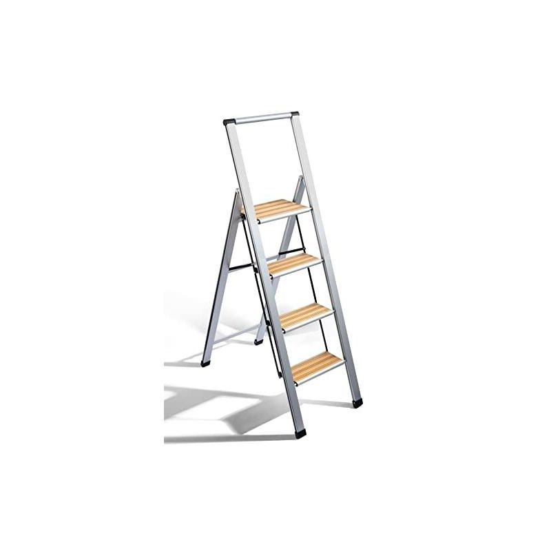 Sorfey Sorfey Step Ladders 4 - Step Steel Lightweight Folding Step Ladder