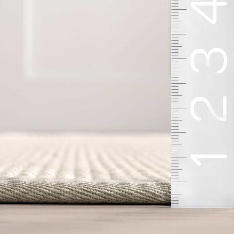 Nuloom Monica Geometric Wool Indoor Area Rug, 9' x 12', Grey