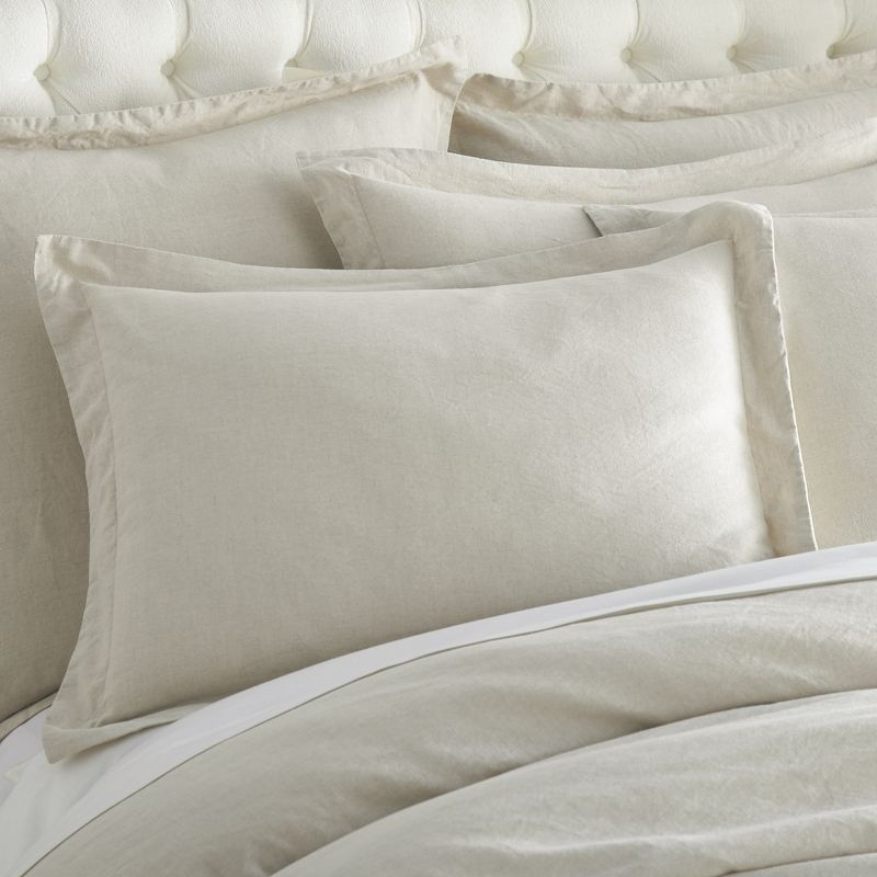 Washed Linen King Duvet Cover - Natural - Levtex Home