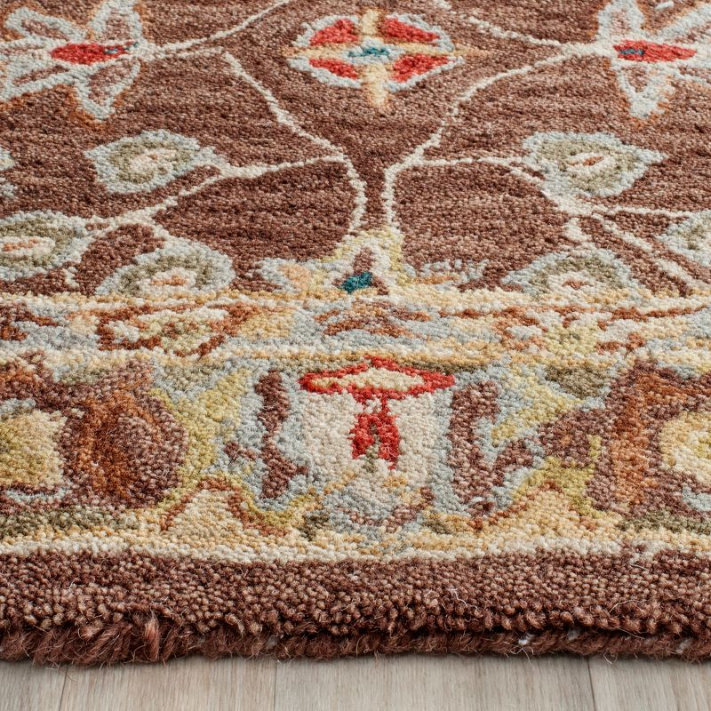 Anatolia AN562 Hand Tufted Indoor Runner Rug - Brown/Gold - 2'3"x8' - Safavieh
