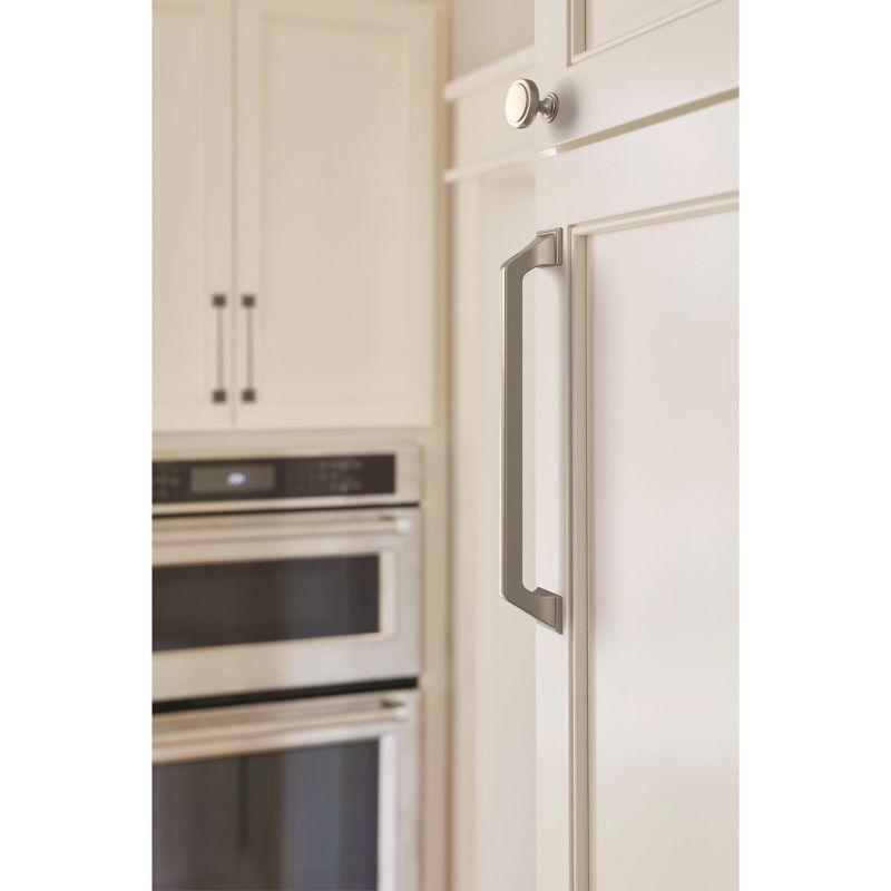 Amerock Exceed 8-13/16 inch (224mm) Center-to-Center Satin Nickel Cabinet Pull