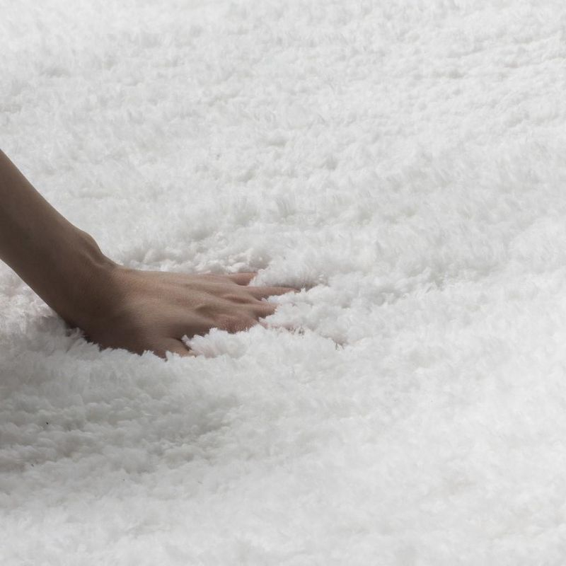 Sheep Shag SSG101 Hand Woven Indoor Accent Rug - Ivory - 2'6"x4' - Safavieh.