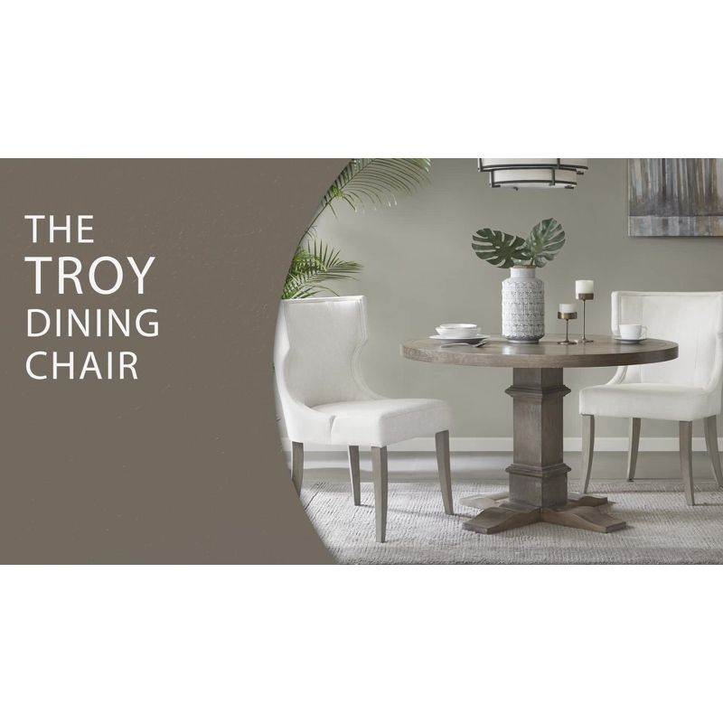 Madison Park Troy Upholstered Wingback Dining Chair