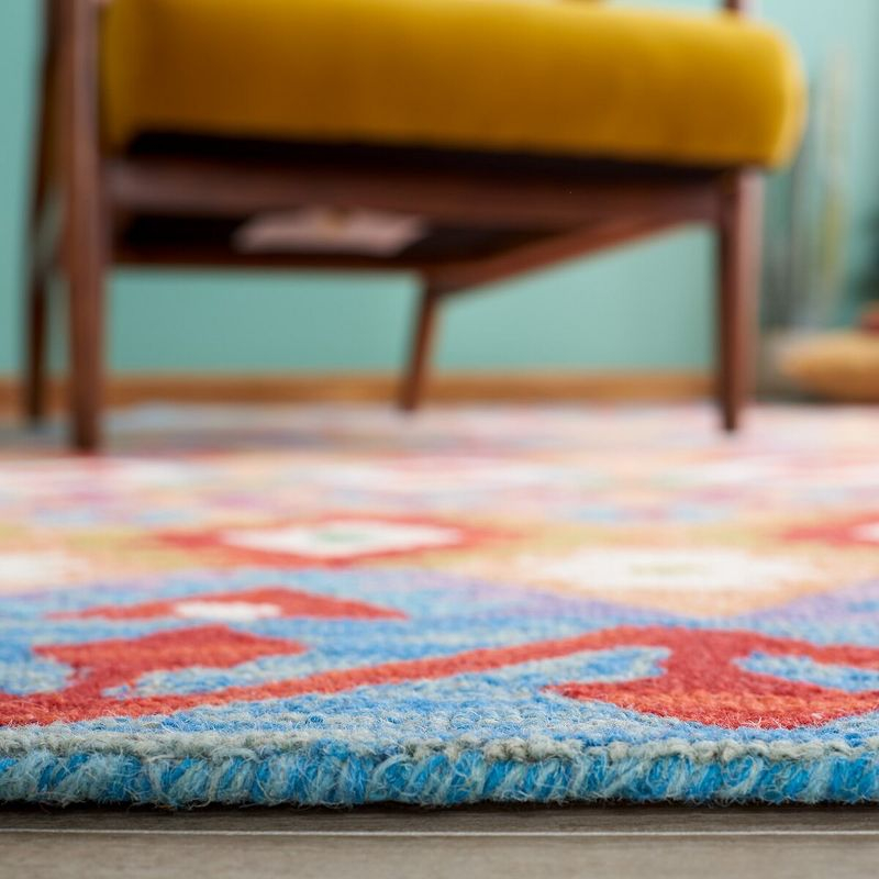 Aspen APN417 Hand Tufted Area Rug - Light Blue/Beige - 5'x8' - Safavieh.