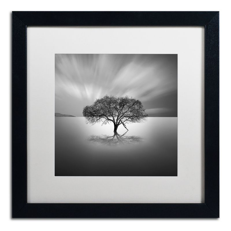Trademark Fine Art - Moises Levy 'Water Tree VIII' Matted Framed Art
