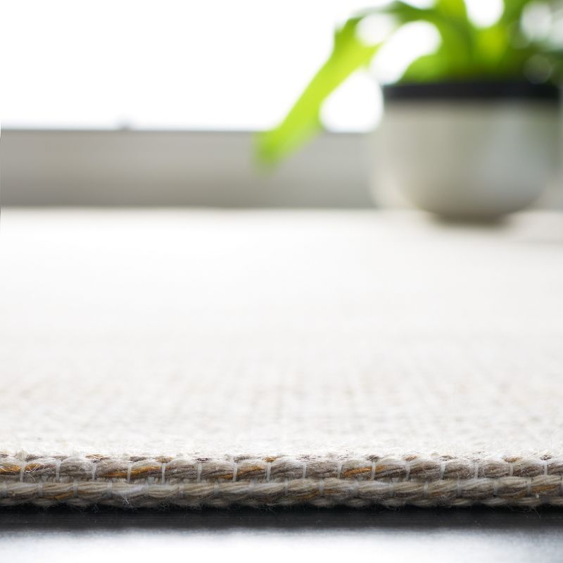 Augustine AGT501 Machine Made Indoor Area Rug - Ivory/Taupe - 6'-4"x6'-4" - Safavieh