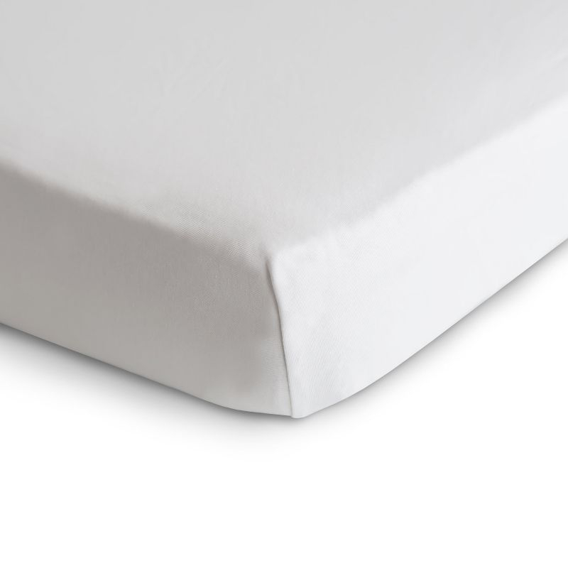 Stretchy Crib Sheet White  One Size