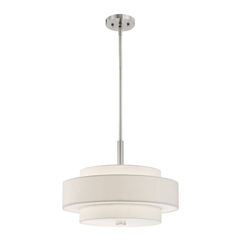 Livex Lighting Meridian 4 - Light Pendant in  Brushed Nickel