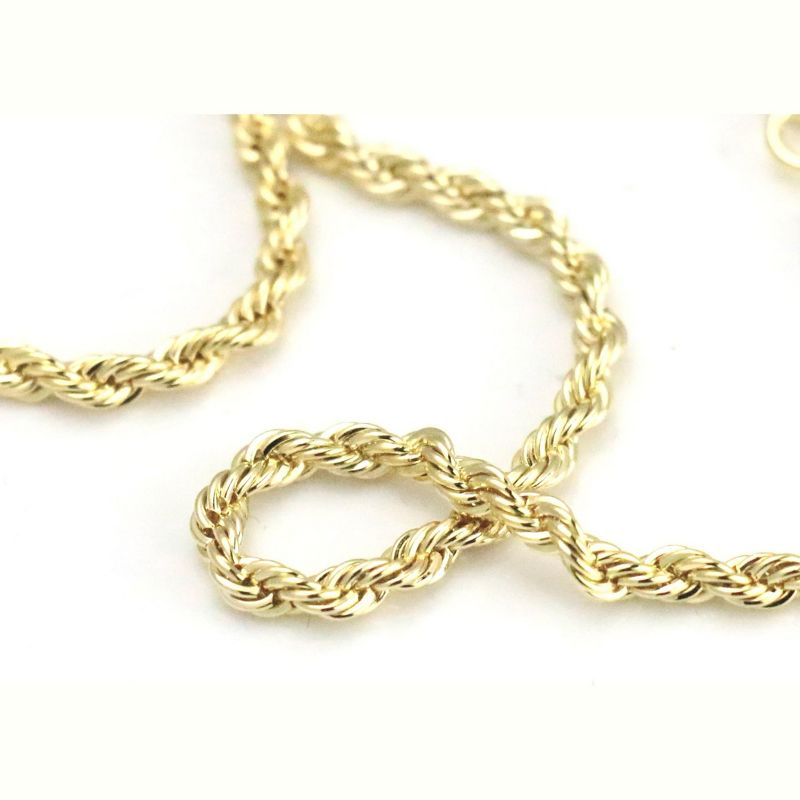 Rope with Gold All seeing Eye Pendant - 20 Gold