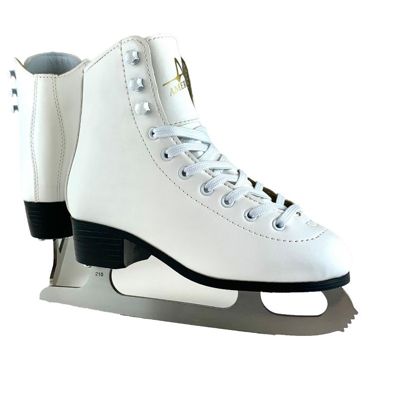 American Tricot Lined Ice Skates - Girl's White (13)