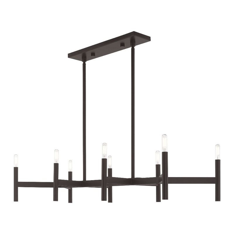 Livex Lighting Copenhagen 8 - Light Chandelier in  Bronze