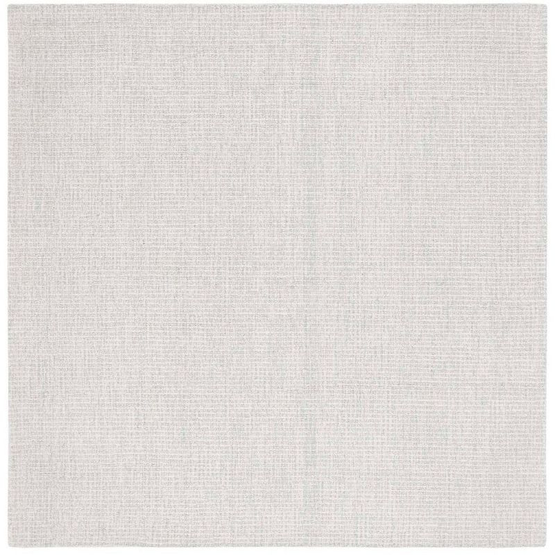 Abstract ABT468 Handmade Indoor Area Rug - Light Grey/Ivory - 6'x6' - Safavieh