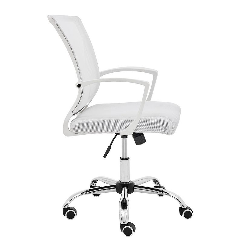 Modern Home Zuna Mid-Back Office Chair - White/White