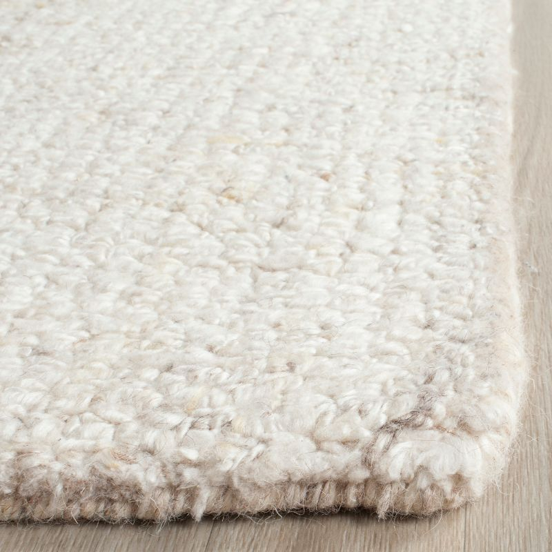 Abstract ABT141 Handmade Indoor Area Rug - Ivory/Beige - 8'x8' - Safavieh