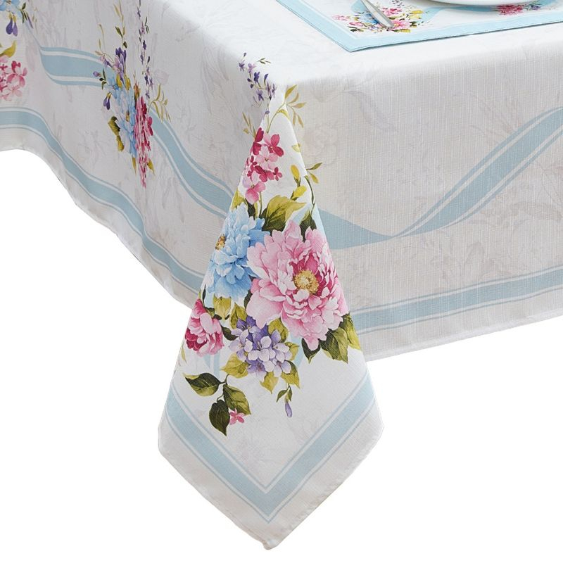 Rose Cottage Engineered Tablecloth - Multicolor - 60x120 - Elrene Home Fashions