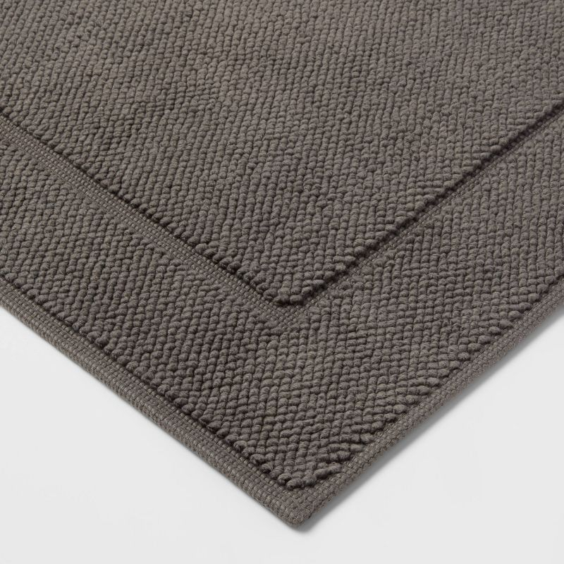 21"x34" Spa Plush Bath Rug Dark Gray - Threshold™