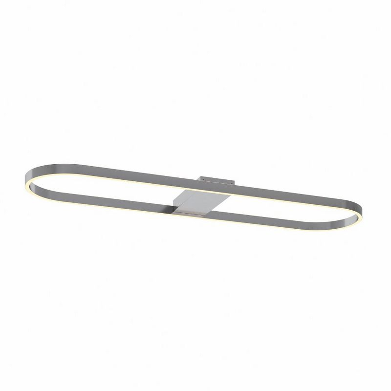 AFX Glo 1 - Light Semi-Flush Mount in  Satin Nickel