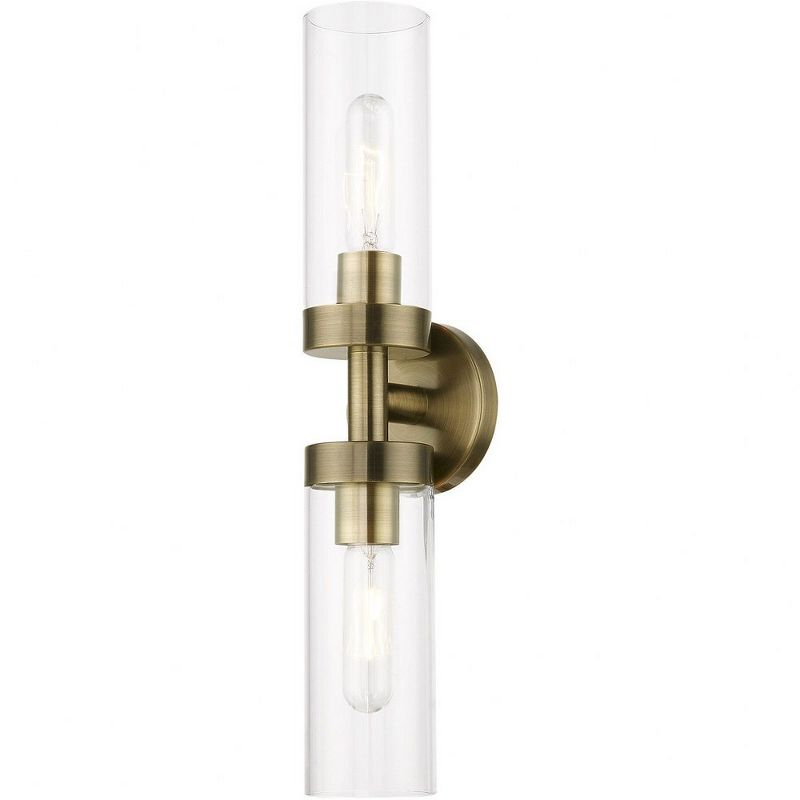 Livex Lighting Ludlow 2 - Light Vanity in  Antique Brass