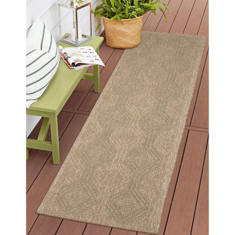 Liora Manne Sahara Links Indoor/Outdoor Rug Green 1'11" x 7'6"