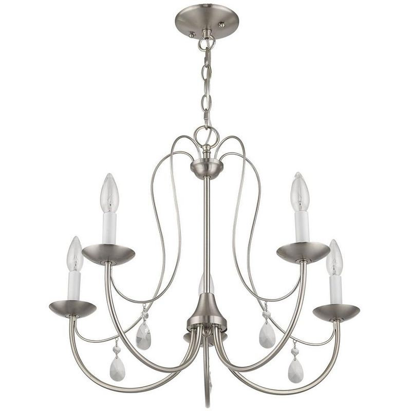 Livex Lighting Mirabella 5 - Light Chandelier in  Brushed Nickel