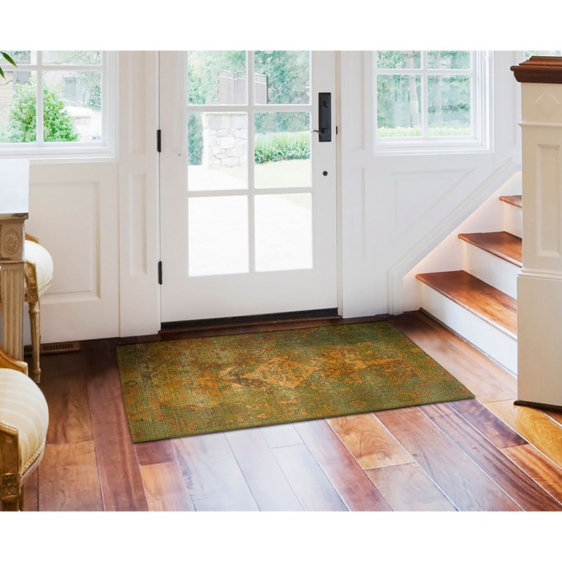 Liora Manne Marina Kermin Indoor/Outdoor Rug Green 2'7" x 4'3"