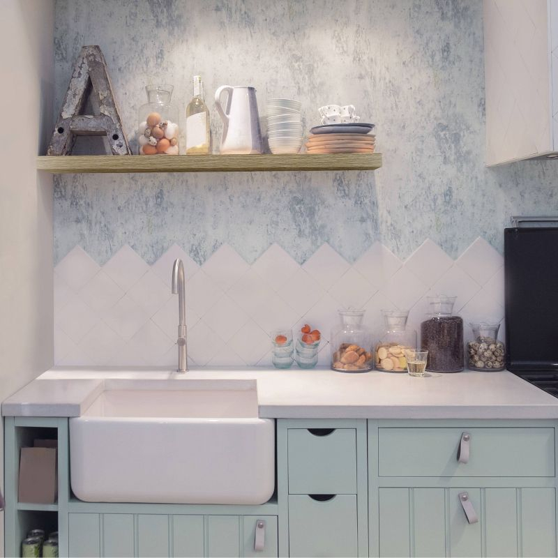 InPlace 42" Floating Shelf Wall Mounted Hidden Brackets Rustic Wood: Modern Decor, MDF, Smooth Finish, Includes Mounting Hardware