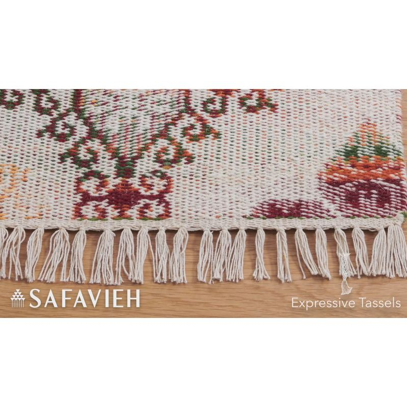 Kilim KLM727 Hand Woven Runner Rug - Ivory/Gold - 2'3"x7' - Safavieh.