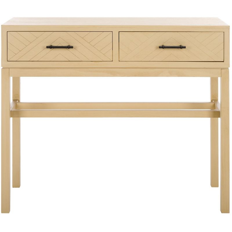 Ajana 2 Drawer Console Table - CNS5709D - Beige - Safavieh