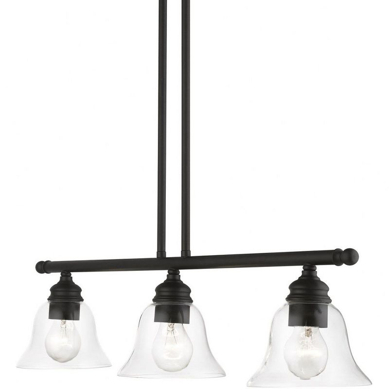 Livex Lighting Moreland 3 - Light Chandelier in  Black
