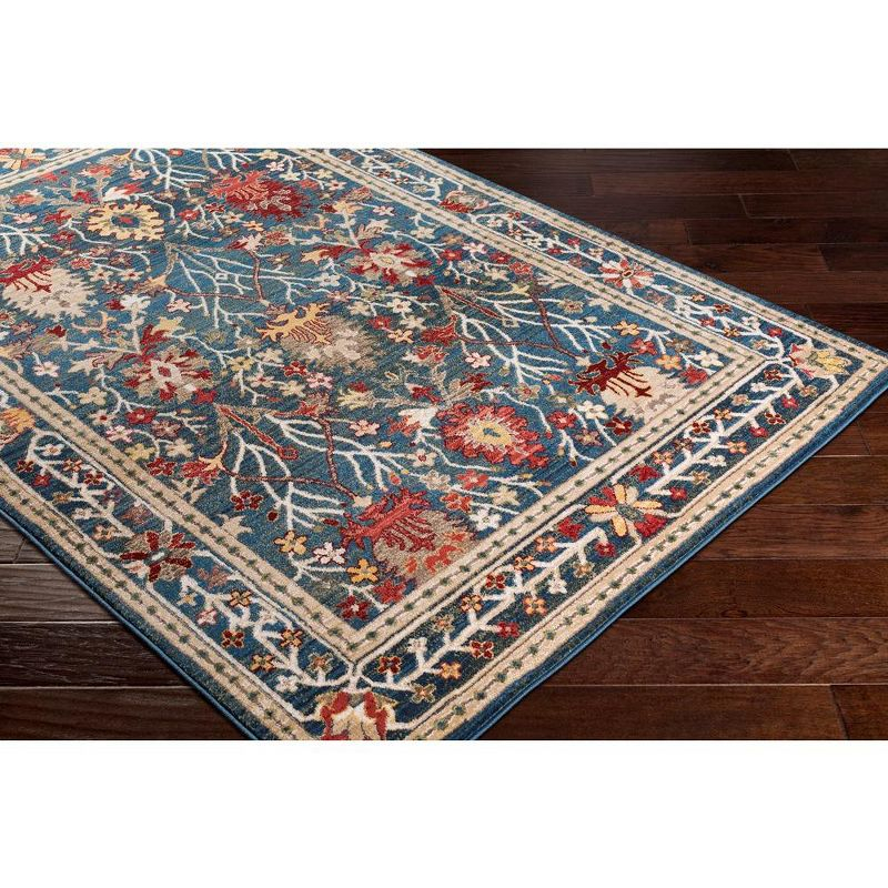 Mark & Day Aaden 2'7"x4'11" Rectangle Woven Indoor Area Rugs Navy: Stain-Resistant, Pet Friendly, Traditional Decor