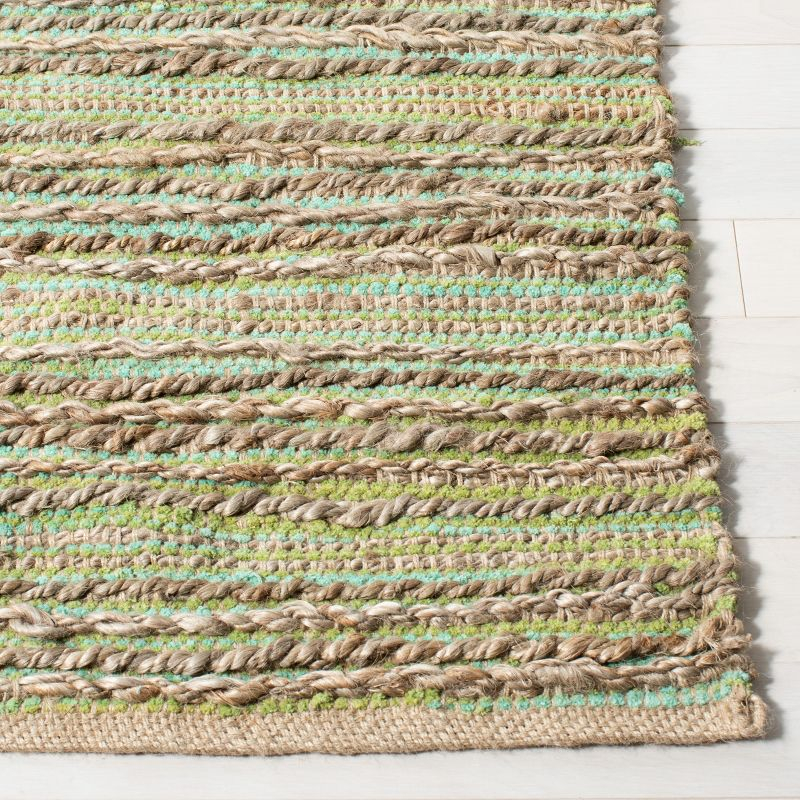 Cape Cod CAP851 Woven Indoor Area Rug - Green - 6'x6' - Safavieh
