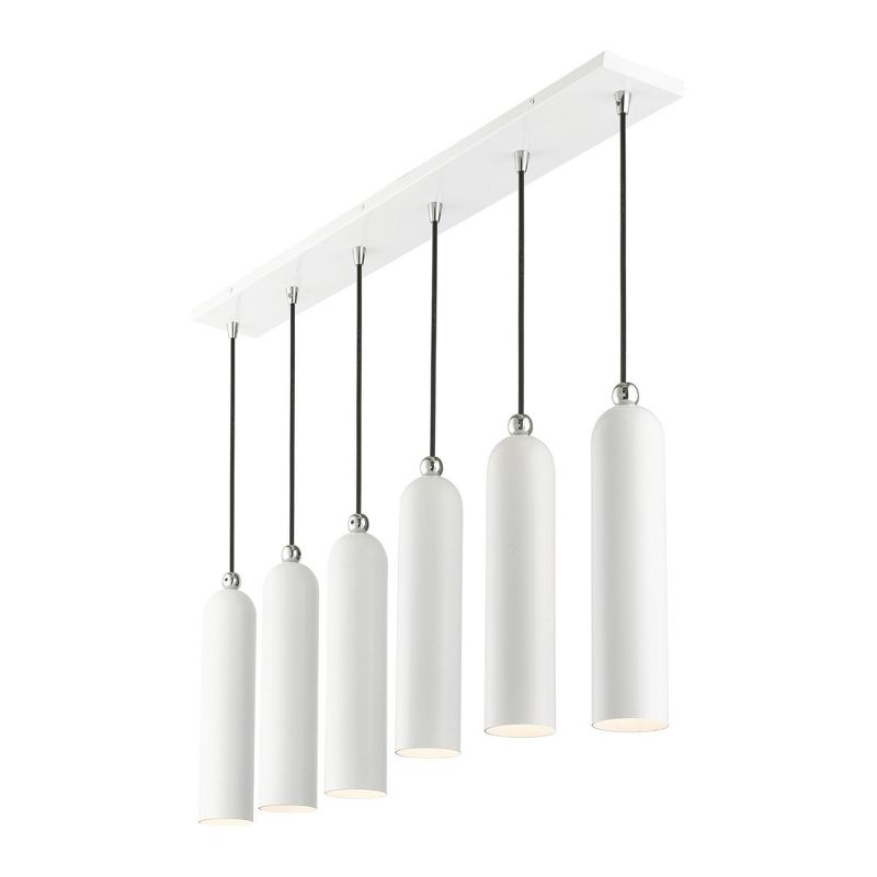Livex Lighting Ardmore 6 - Light Island Pendant Light in  Shiny White