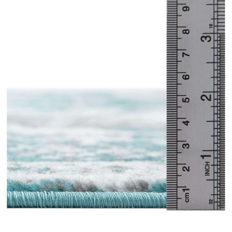 Unique Loom 8' 0 x 11' 0 Sofia Salle Garnier Turquoise Area Rug