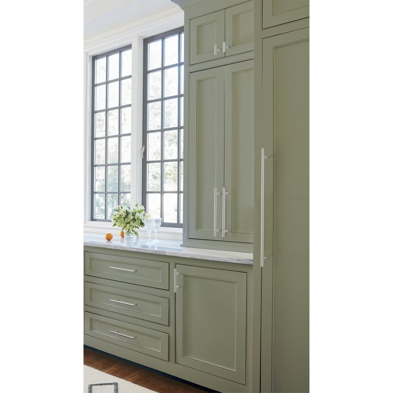 Amerock Bar Pulls 3 inch (76mm) Center-to-Center Stainless Steel Cabinet Pull
