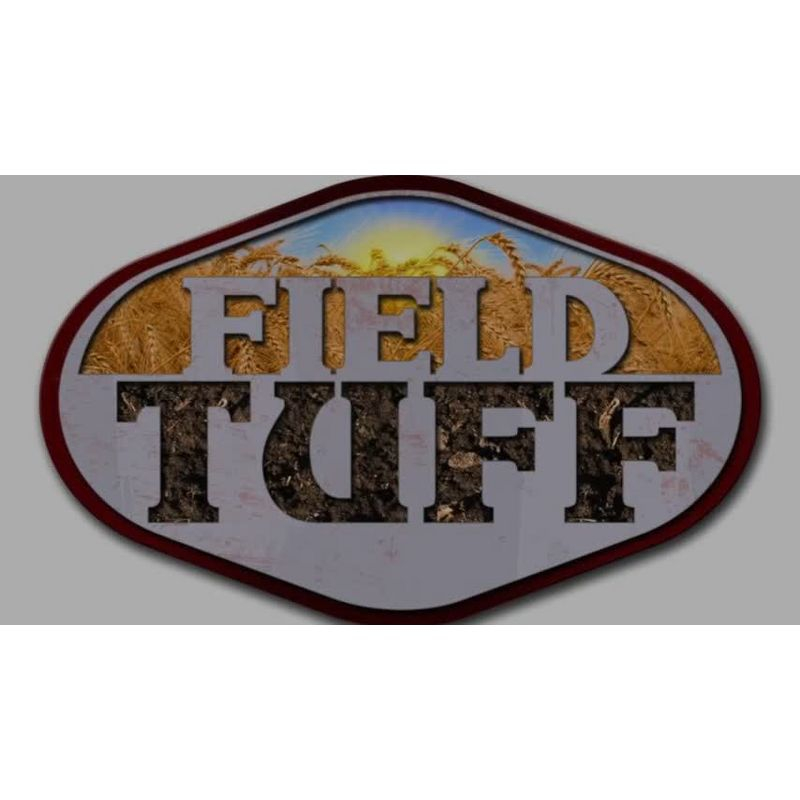 Field Tuff Steel Spring Coil Tine Tow Behind Landscape Rake for Leaves, Pine Needles, Straw, and Grass with 3 Point Hitch Receiver Attachment, Black