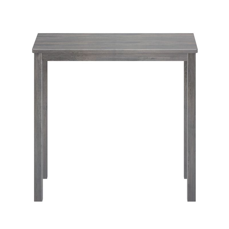 Max & Lily Modern Farmhouse Solid Wood Reading Work Desk, Driftwood