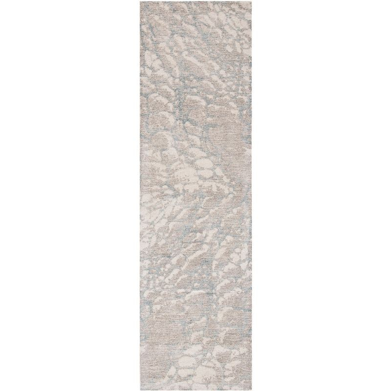 Restoration Vintage RVT112 Hand Tufted Indoor Runner Rug - 2'3"x8' - Light Brown/Ivory - Safavieh