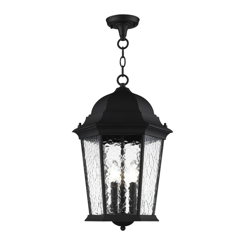 Livex Lighting Hamilton 3 - Light Pendant in  Textured Black