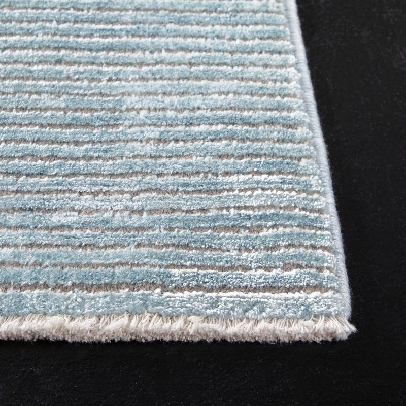 Dream 500 DRM500 Power Loomed Indoor Area Rug - Turquoise/Grey - 6'7"x6'7" - Safavieh