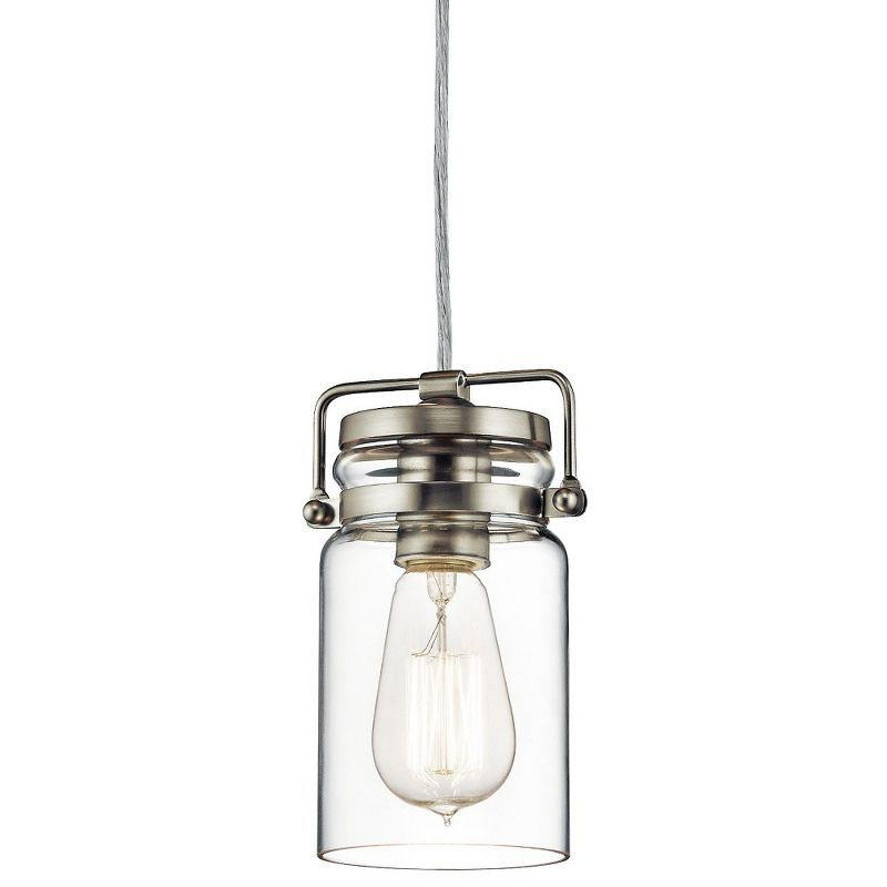 Kichler Lighting Brinley 1 - Light Pendant in  Brushed Nickel
