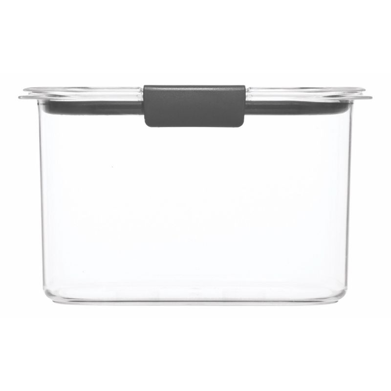 Rubbermaid Brilliance 7.8 cup Pantry Airtight Food Storage Container: Clear Plastic, Dishwasher & Freezer Safe