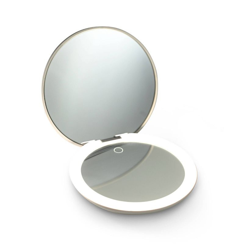 Ilios Lighting Rechargeable LED Compact Makeup Mirror