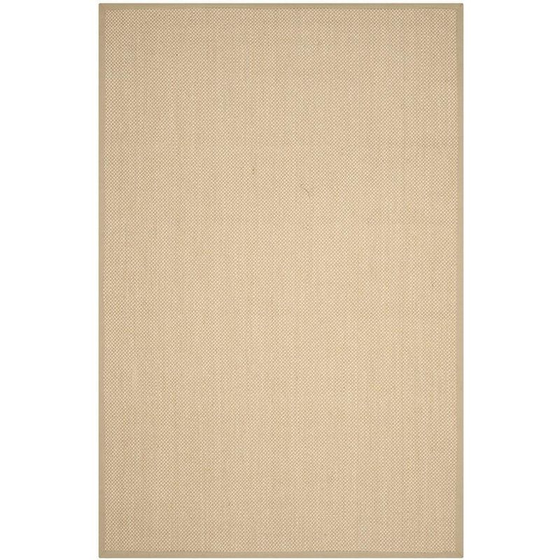 Natural Fiber NF141 Power Loomed Indoor Area Rug - Maize/Linen - 6'x9' - Safavieh.