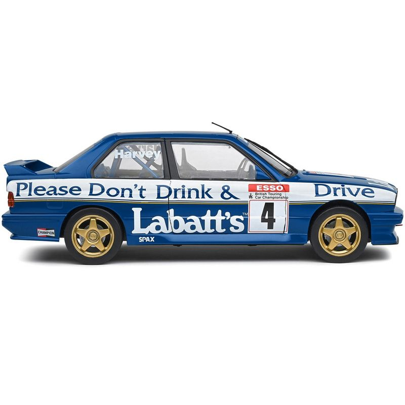 BMW E30 M3 #4 "Labbatt's" BTCC British Touring Car Championship (1991) "Competition" Series 1/18 Diecast Model Car by Solido