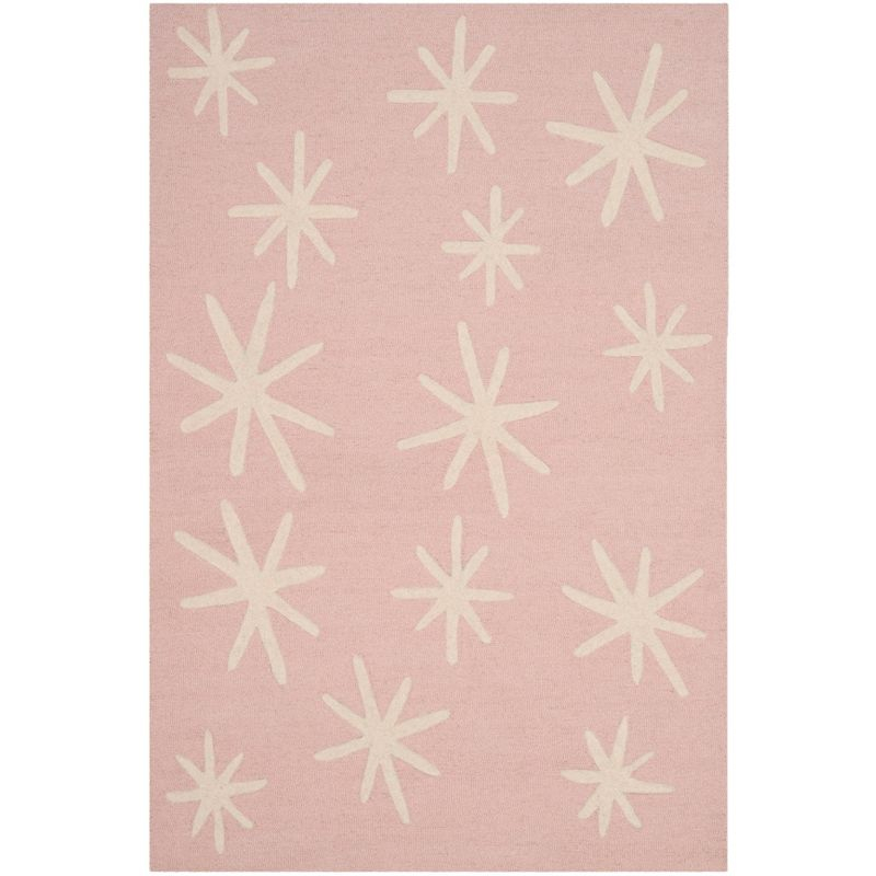 Safavieh Kids SFK908 Hand Tufted Area Rug - Pink/Ivory - 3'x5' - Safavieh.