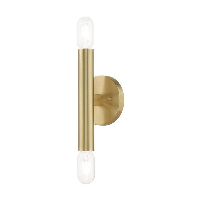 Livex Lighting Copenhagen 2 - Light Wall Light in  Satin Brass